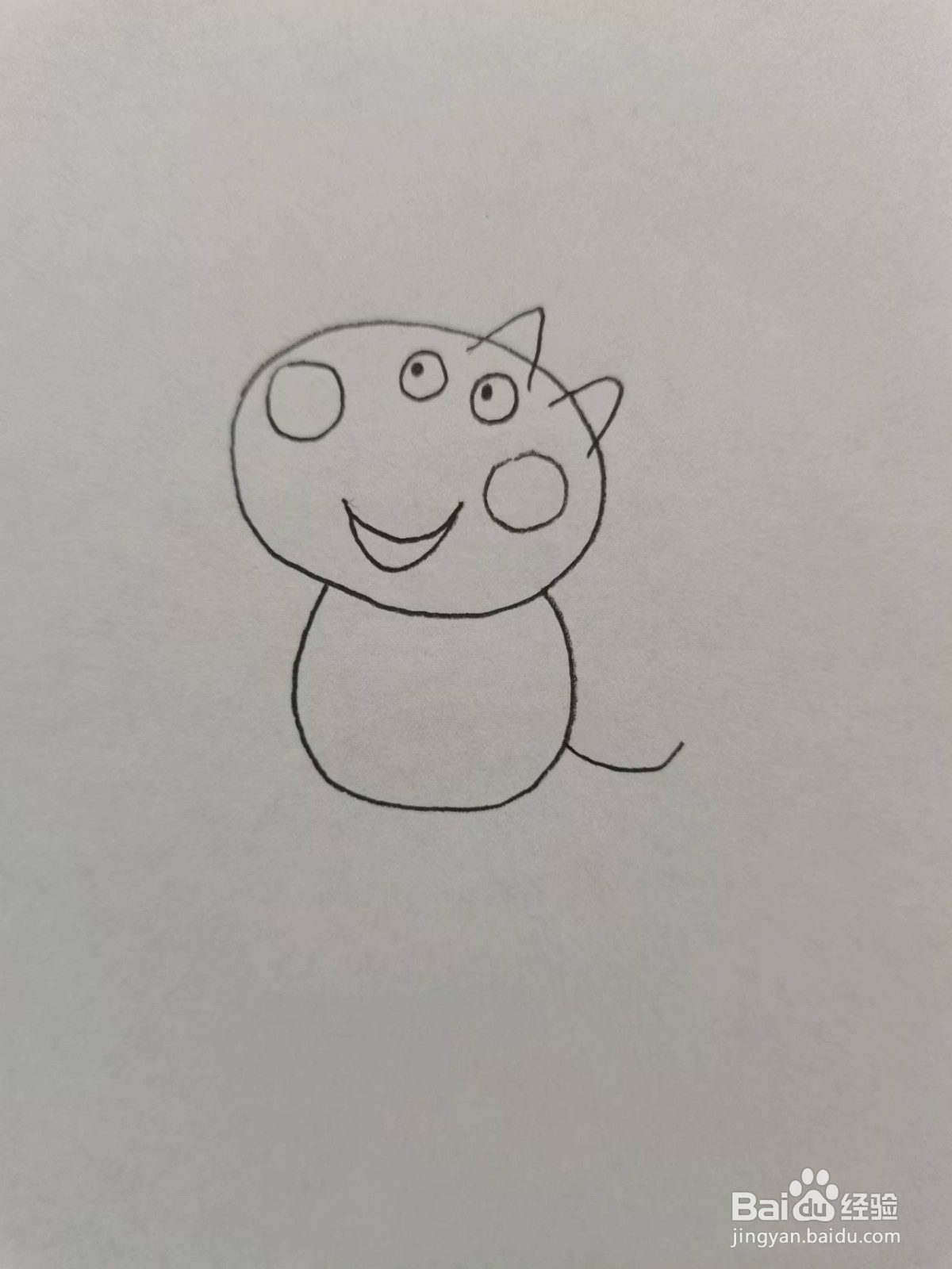 铅笔画小狗丹尼