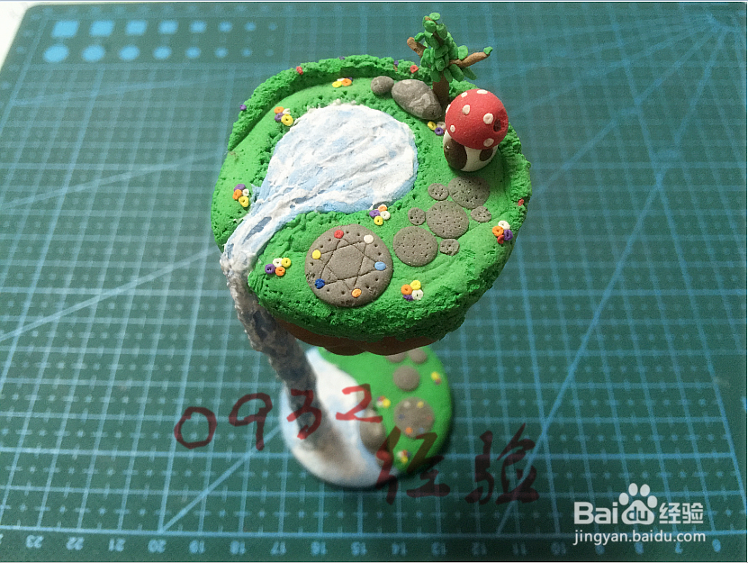 超轻黏土教程-粘土漂浮岛教程