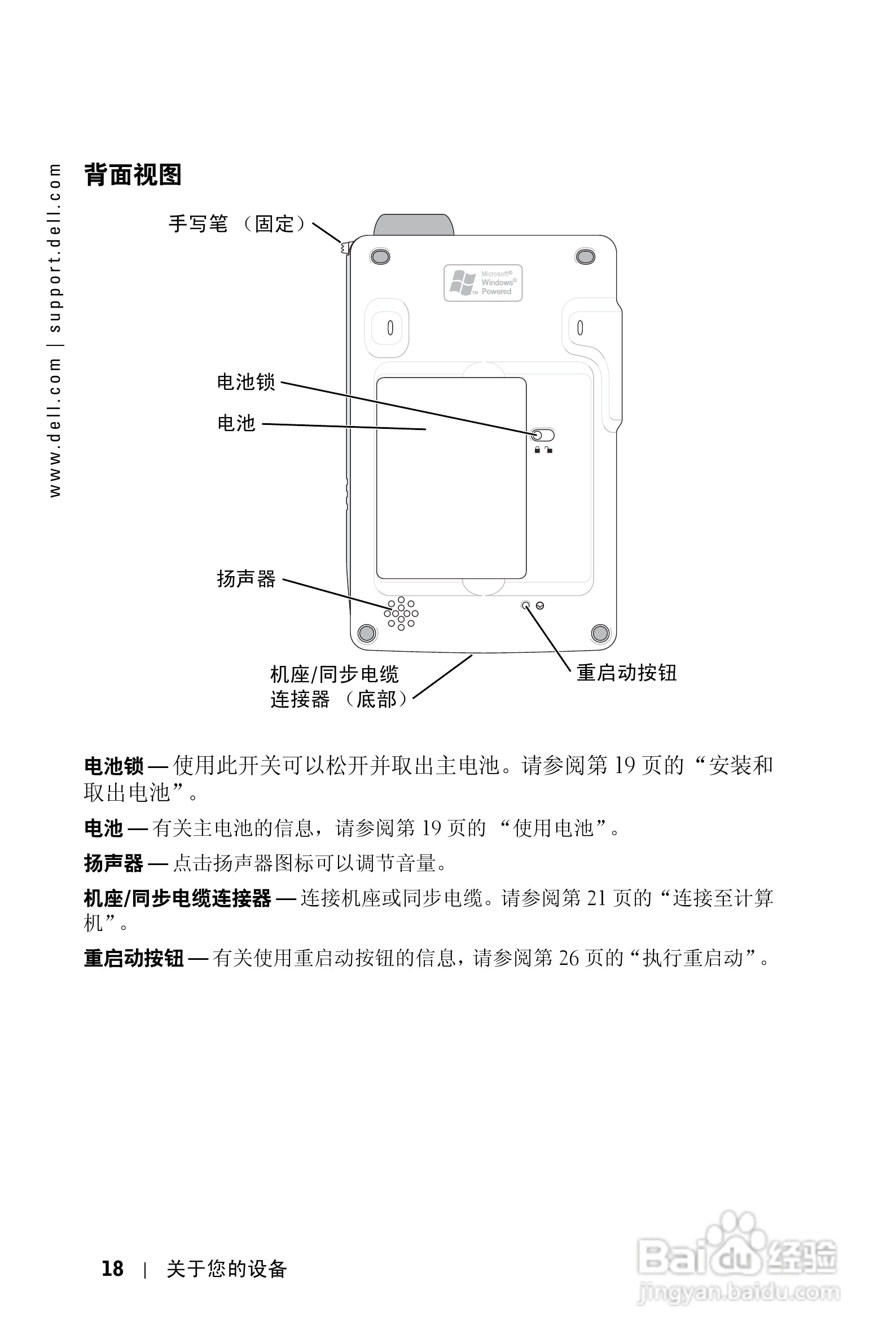 戴尔PDA(掌上电脑)HC02U-B型说明书:[2]