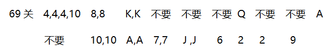 2018年4月微信欢乐斗地主残局65~71关攻略