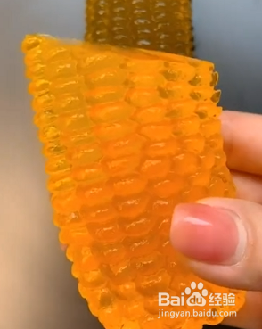 如何妙用QQ糖自制水晶玉米果冻