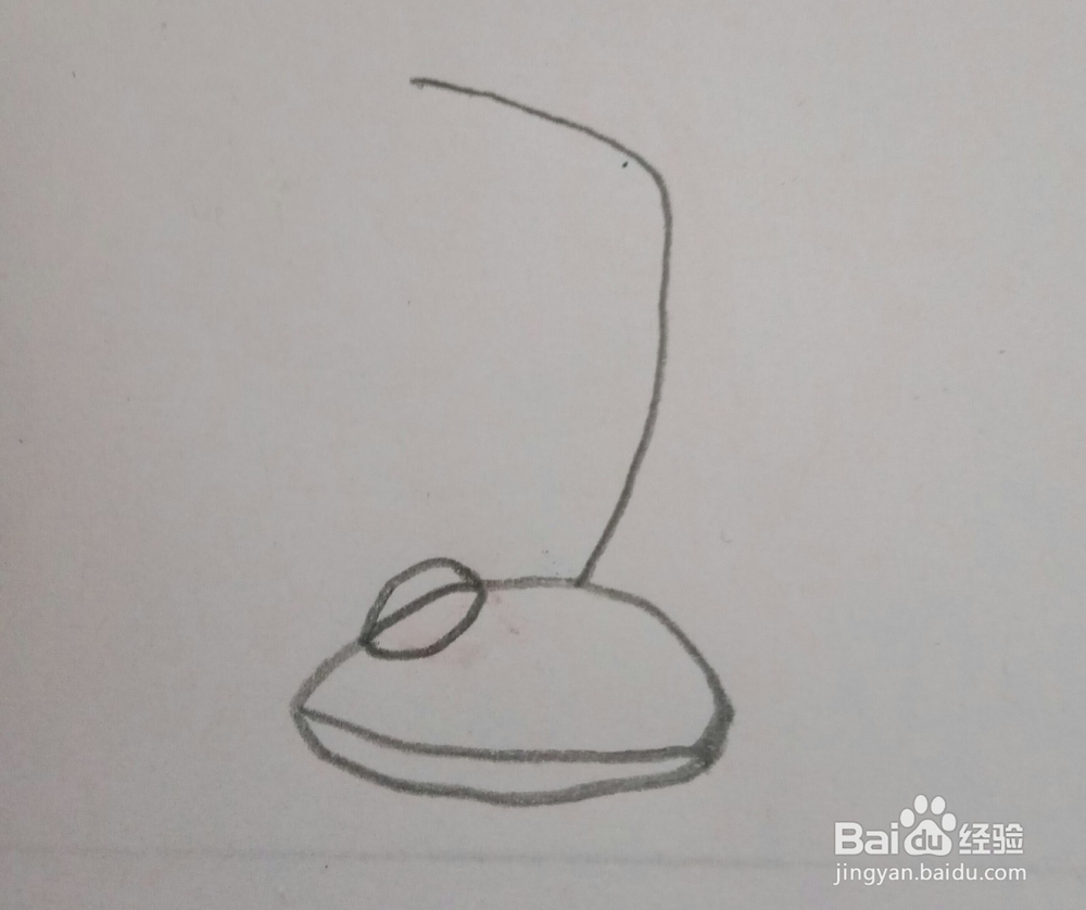 简笔画台灯画法九