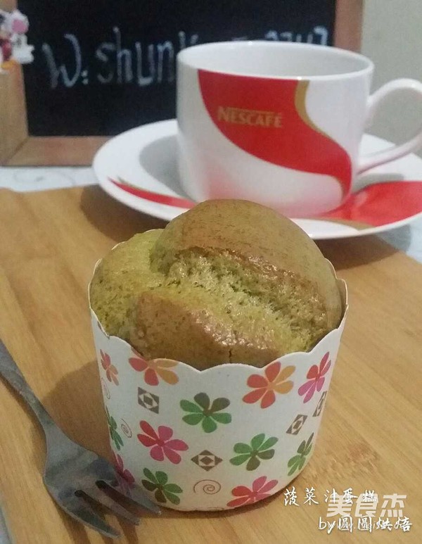 菠菜汁戚风蛋糕