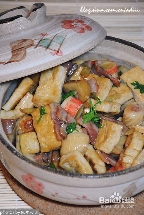 如何煎豆腐能不粘不破——【鱼丸豆腐煲】