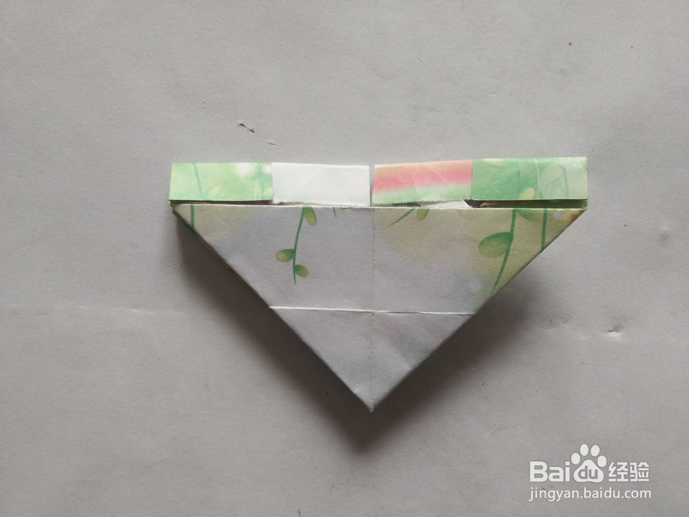 折纸——怎么折双色爱心