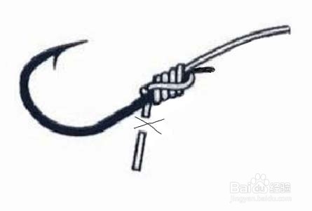 钓鱼钩 和 钓鱼线 的 绑法 图解 （简单 清晰）