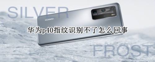 华为p40指纹识别不了怎么办
