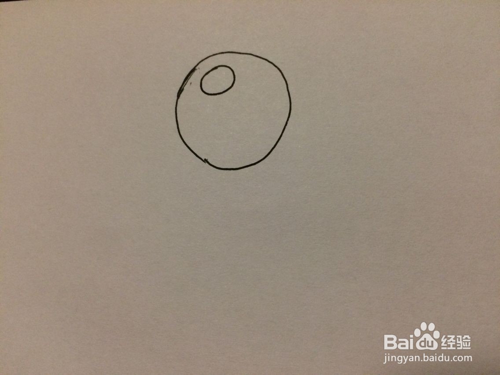 植物大战僵尸中土豆地雷的简笔画法