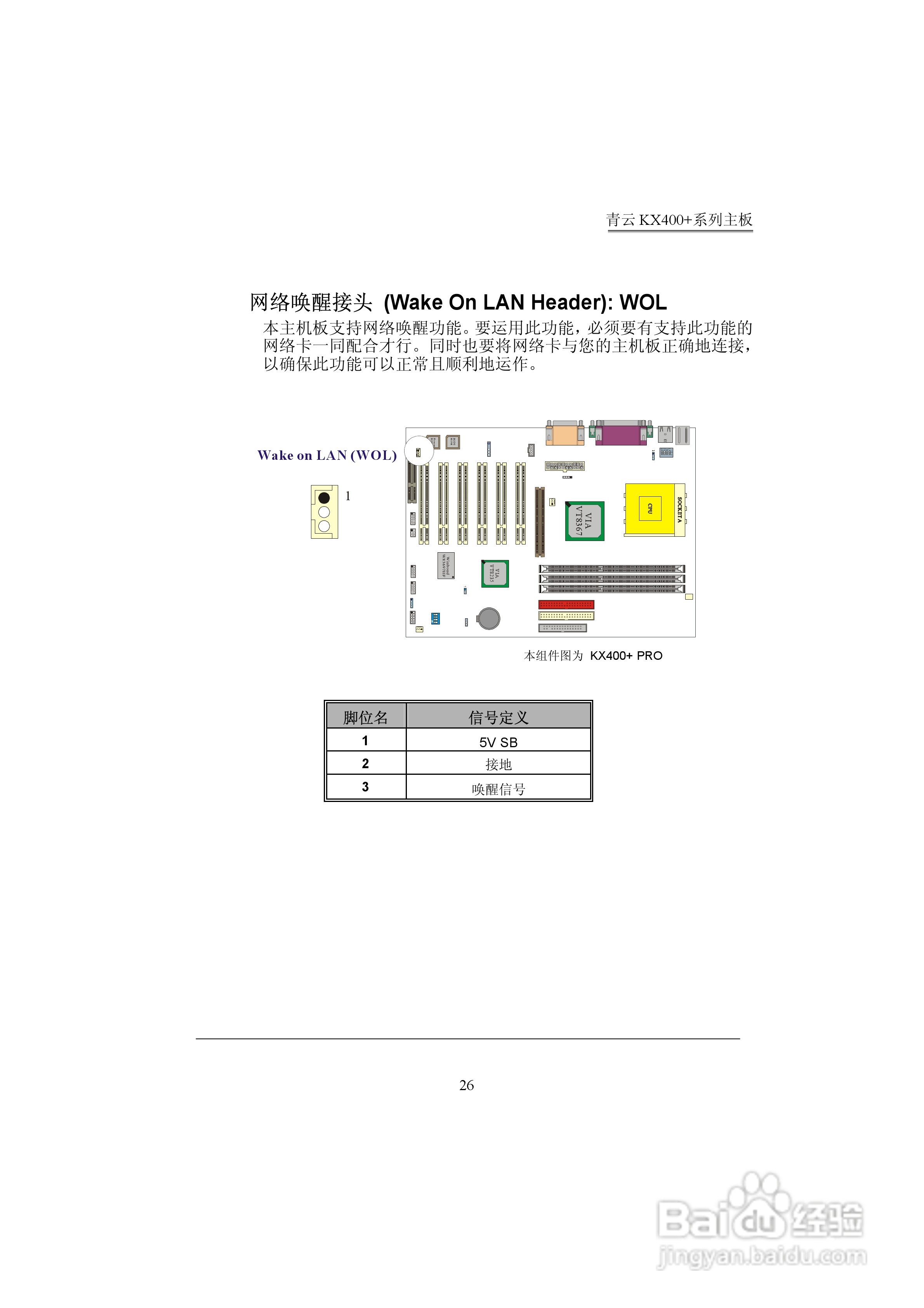 青云 KX400+主板说明书:[3]