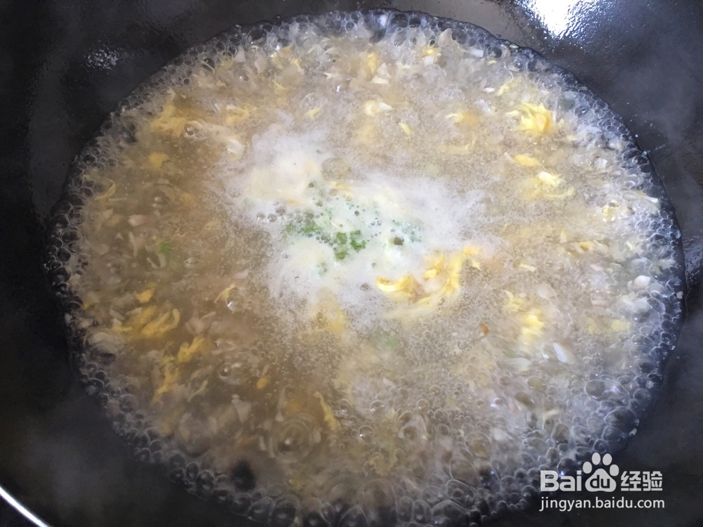 新手简单做蘑菇蛋花羹