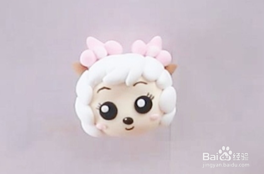 用粘土做美羊羊