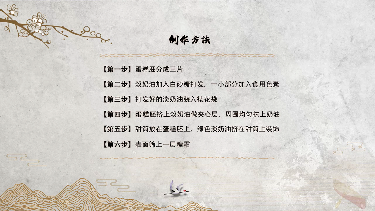 如何制作圣诞树蛋糕