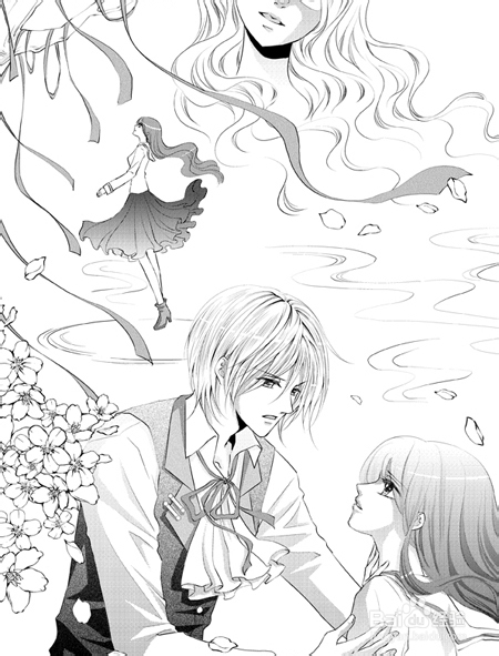 幻夜漫画插图原画教程