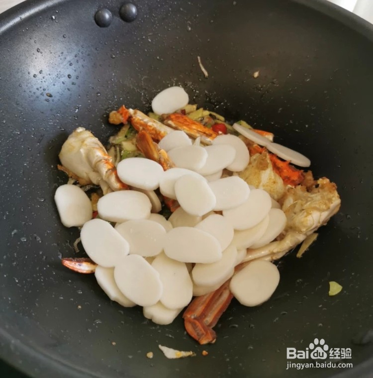 香辣年糕梭子蟹