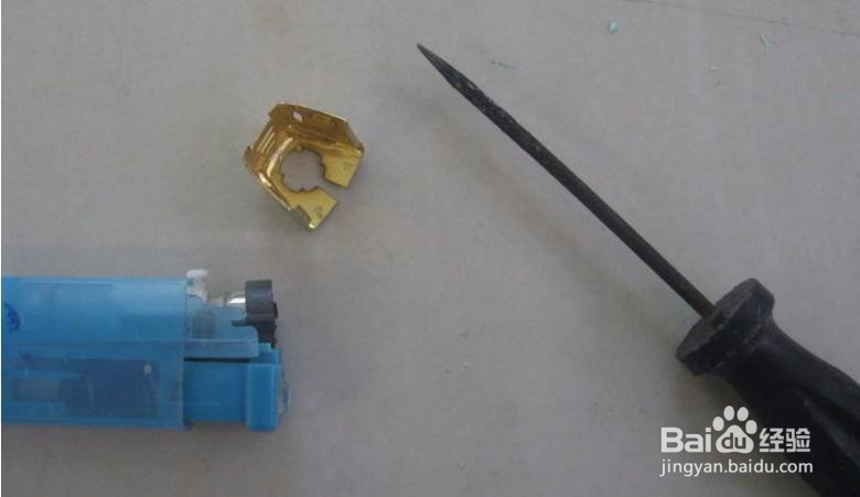 打火机上的压电陶瓷怎么拆