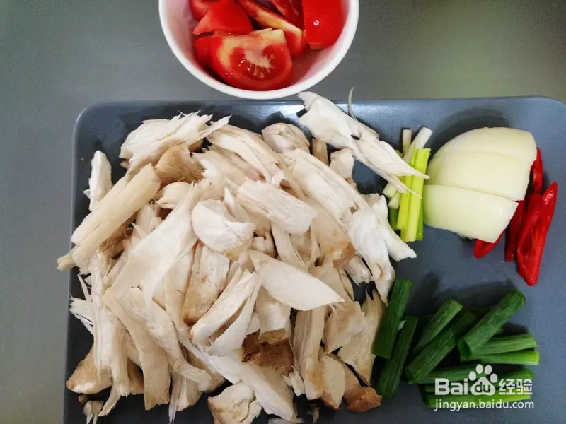 怎样做出家常菜系列之番茄杏鲍菇