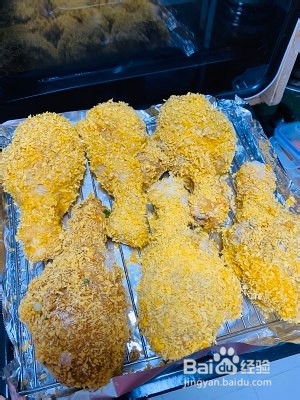 不用油的炸鸡腿的做法