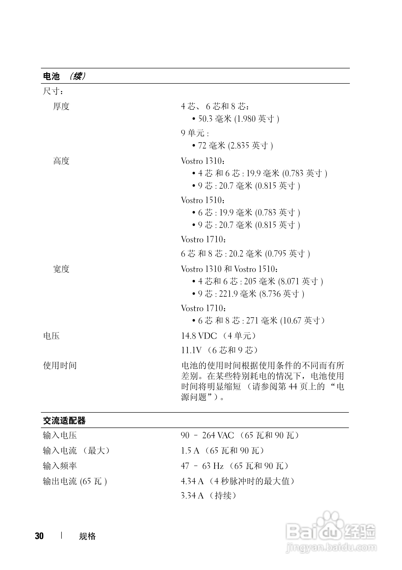 戴尔Vostro 1310笔记本电脑使用说明书:[3]