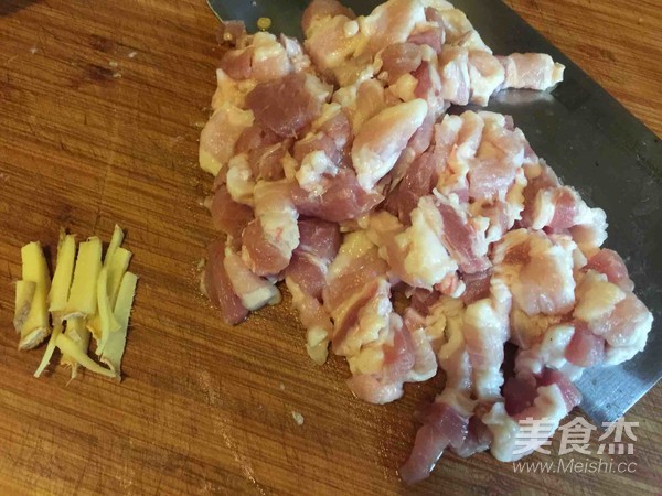 家常扁豆炒肉丝