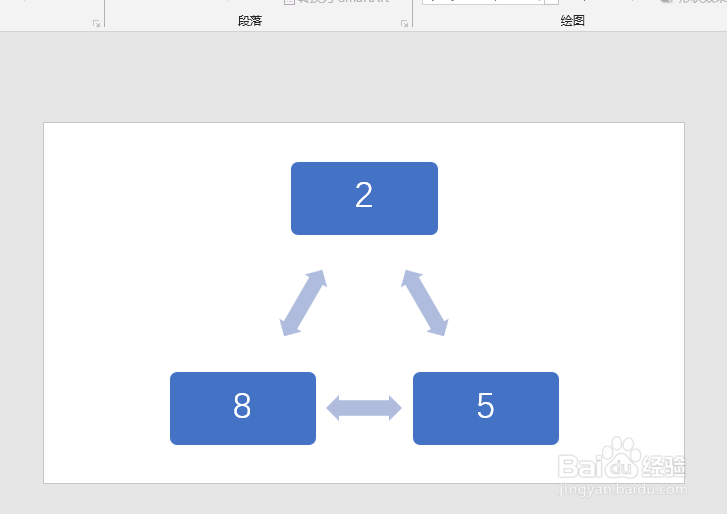 ppt如何制作多向循环图