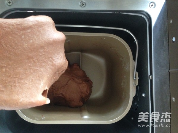 可可味淡奶油面包