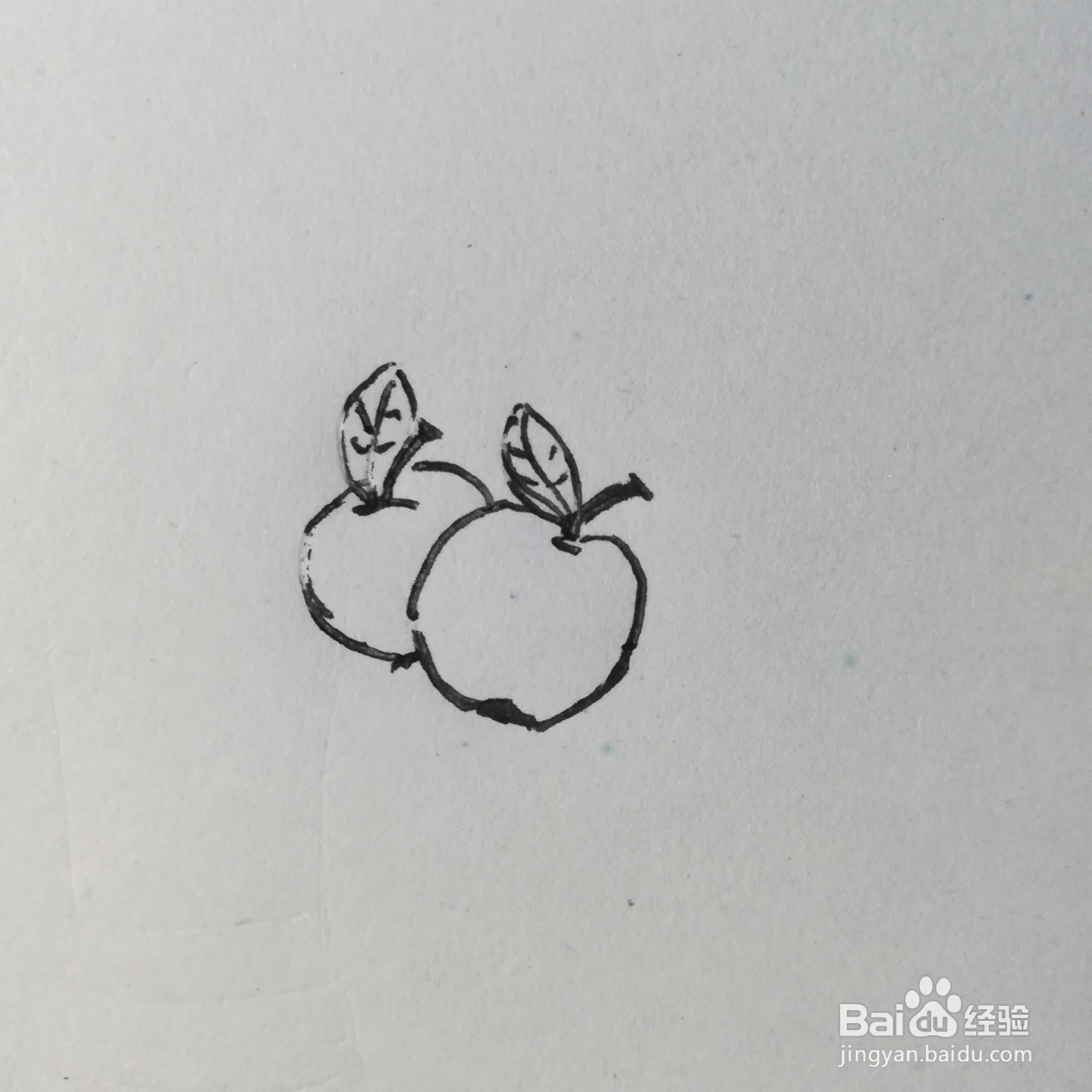 怎么画一筐红苹果简笔画