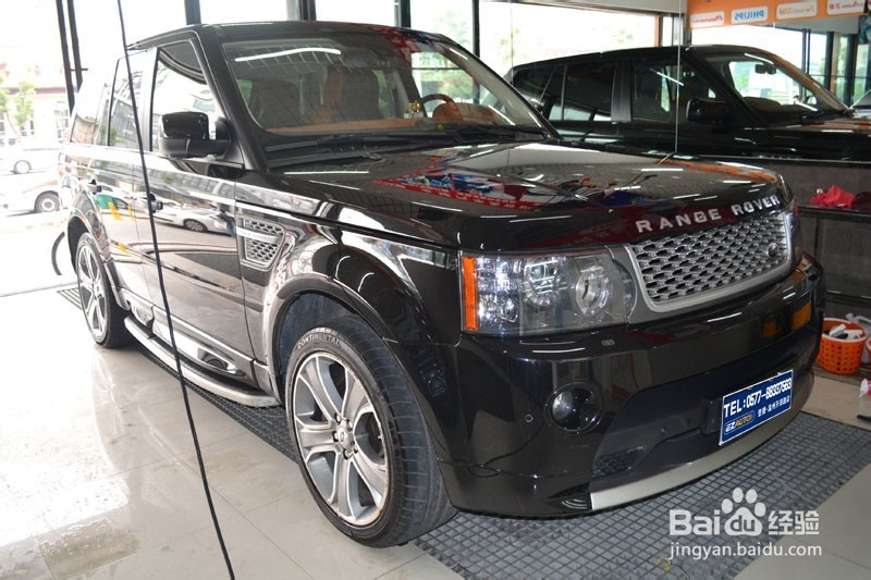 路虎揽胜汽车漆面美容镀晶的效果