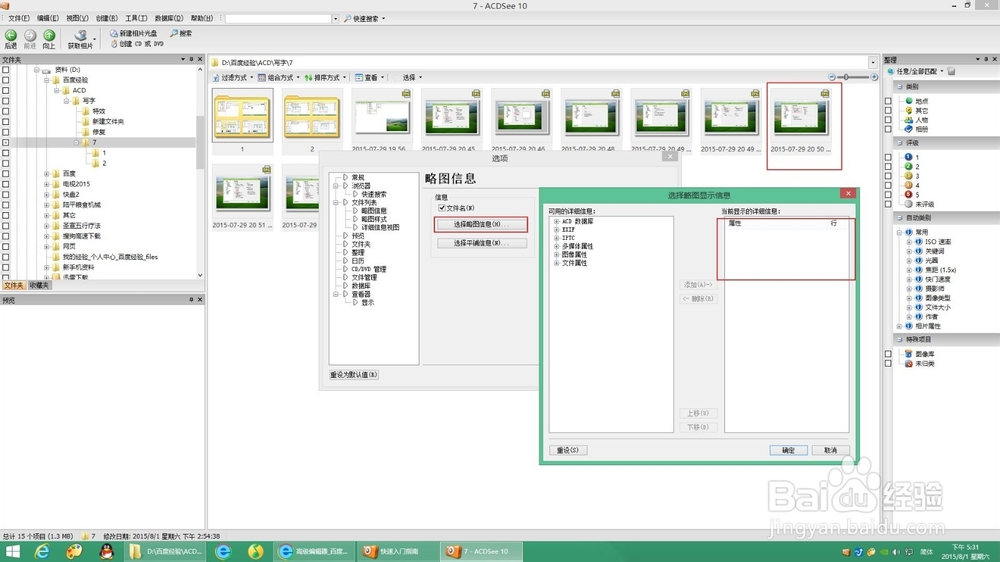 ACDSEE图片软件使用（十八）工具选项文件列表3