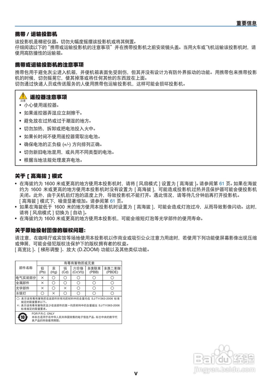 佳能LV-8300投影机使用说明书:[1]