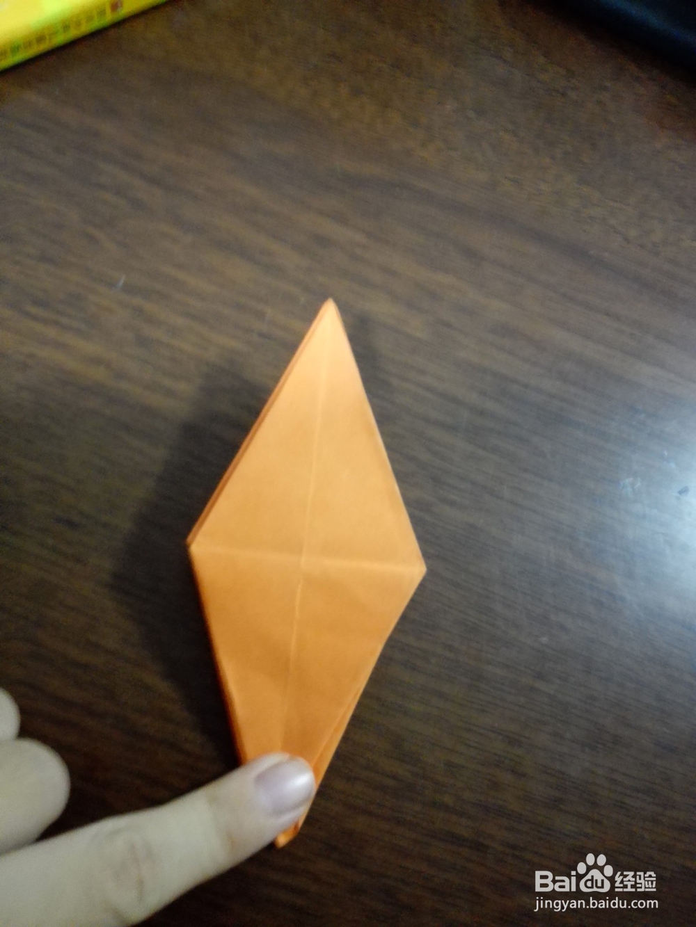 折纸[3]百合花的折法（适合视力有缺陷者折叠）