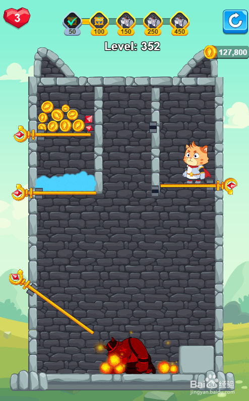 怎样让超级猫顺利通过Level 352