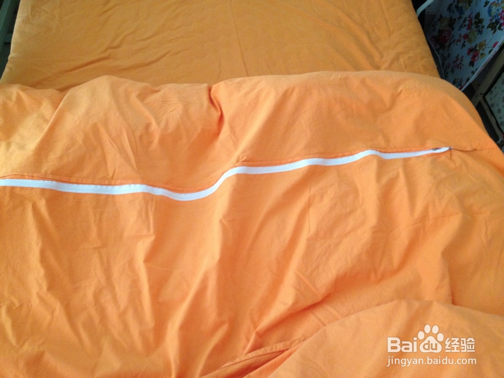 教你如何简单快速套被罩!