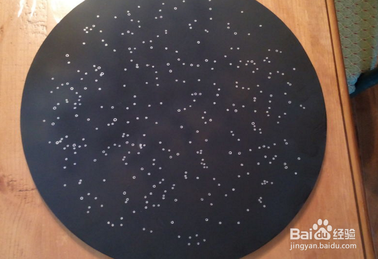 怎样制作一个会发光的星图