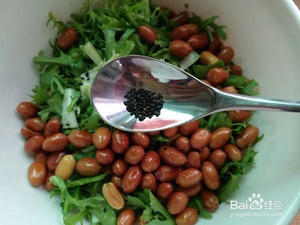 怎样做好吃简单的苔菜花生仁