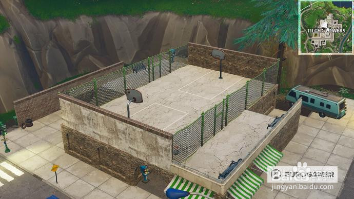 堡垒之夜 篮球场位置