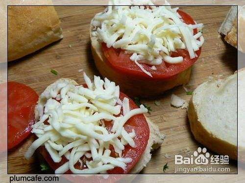 蒜香西红柿芝士面包的做法