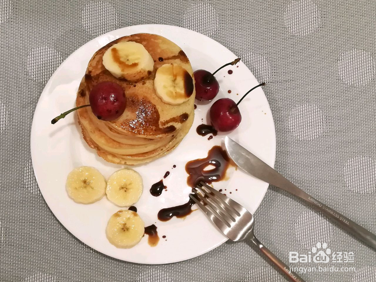 无糖健康香蕉松饼的做法
