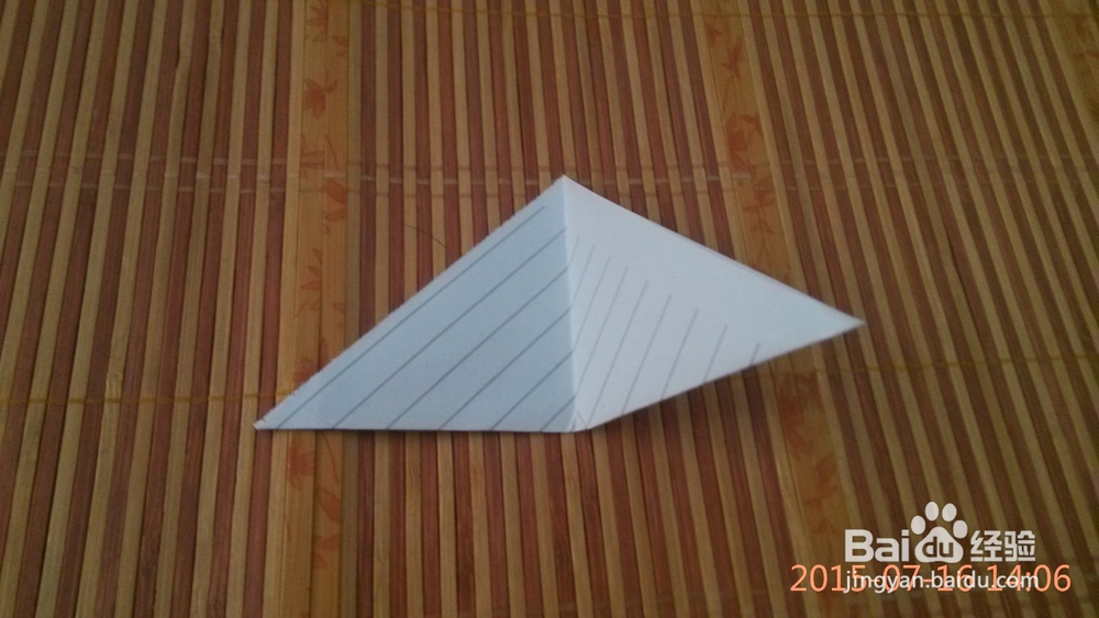 折纸基础——双三角形的三种折法