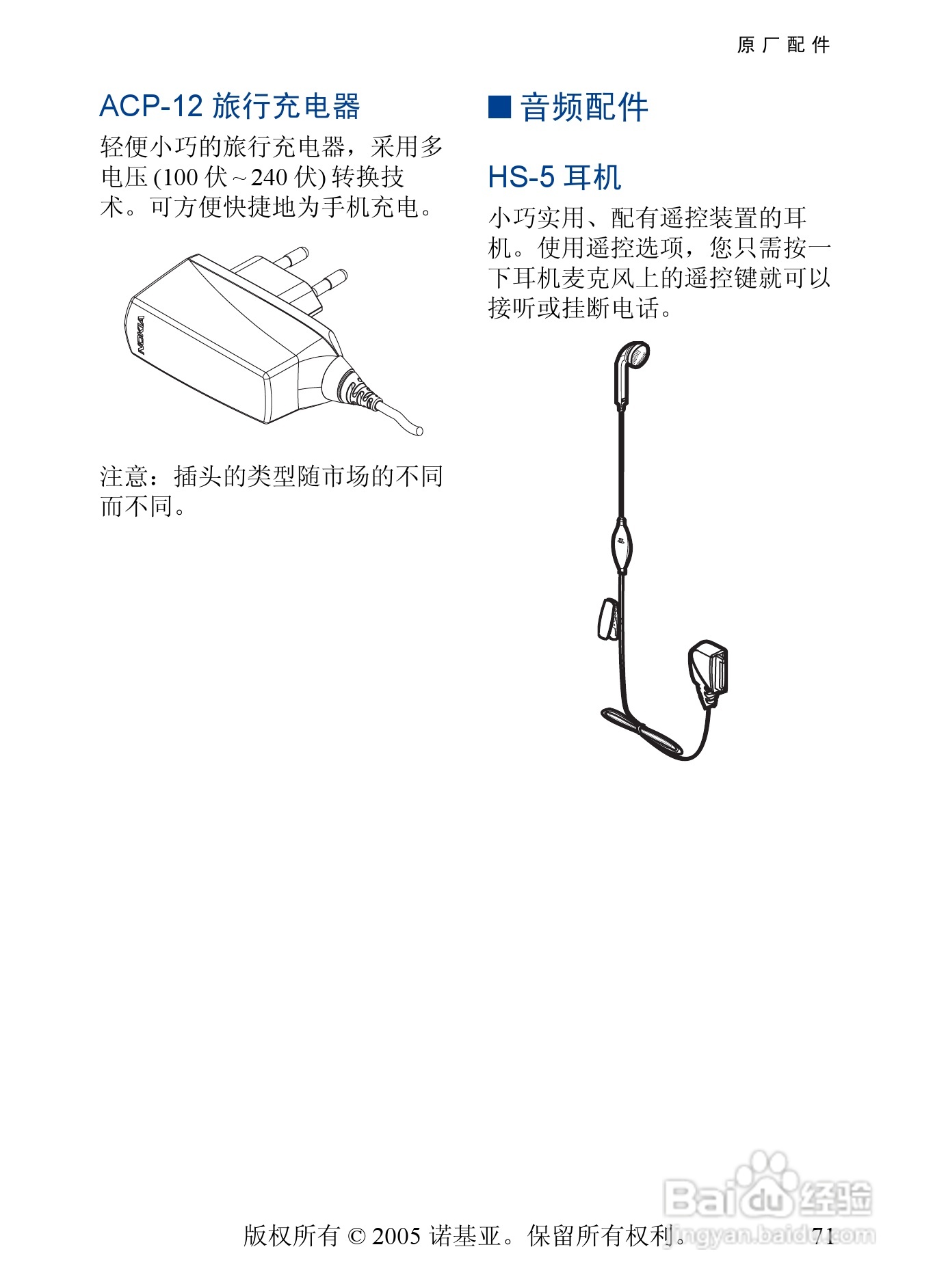 诺基亚6020手机使用说明书:[8]