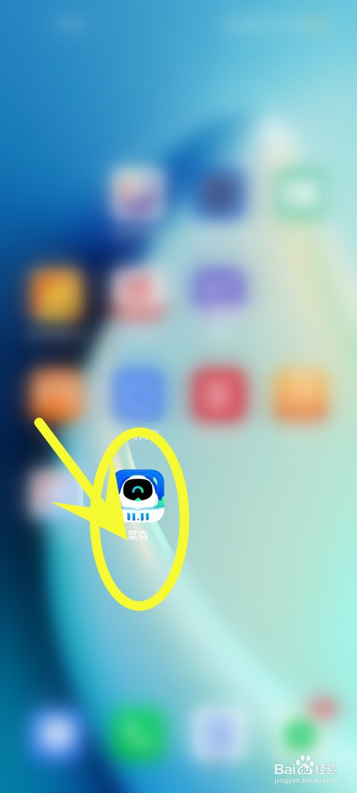 菜鸟APP怎么打开设置页面