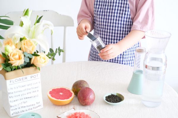 冷萃百香果西柚乌龙茶