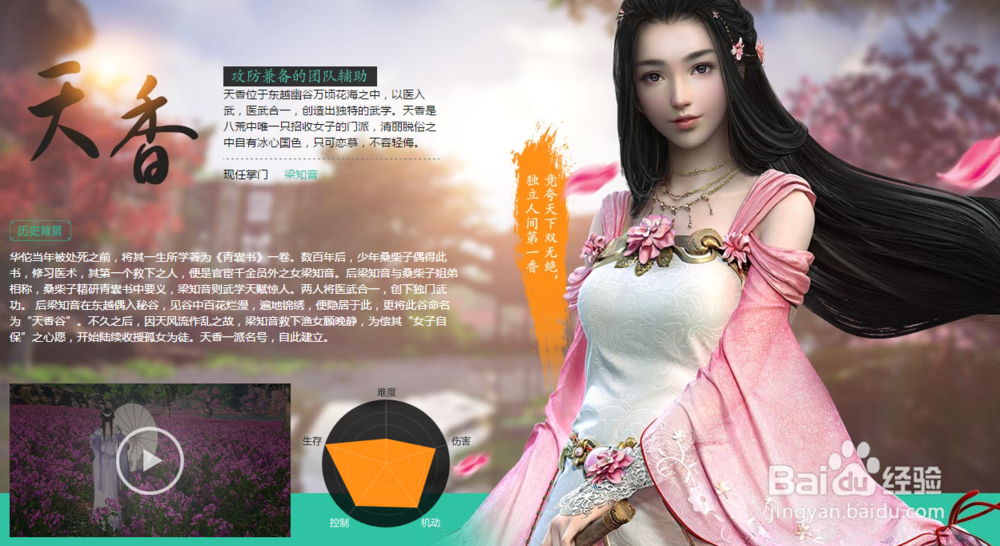 天涯明月刀如何选择职业,什么职业好玩