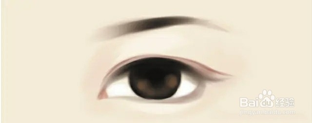 怎么画古风眉眼