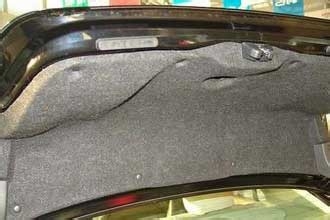 汽车叶子板以及后备箱隔音施工方案