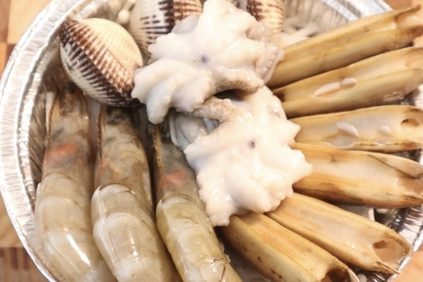 空气炸锅锡纸小海鲜