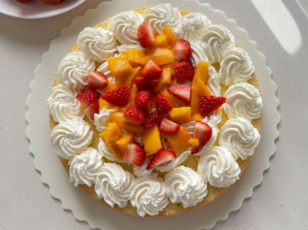 八寸水果裸蛋糕