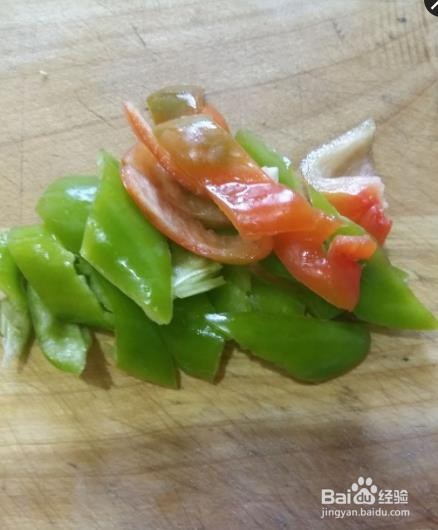 尖椒炒豆腐皮