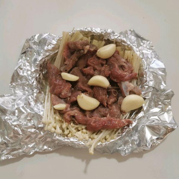 锡纸孜然焖烤牛肉