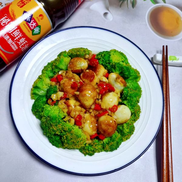 蚝油西兰花鹌鹑蛋