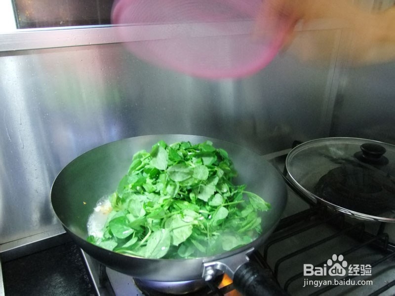 自己动手-豌豆尖鸡蛋汤